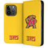 University of Maryland Terps Yellow iPhone 15 Pro Folio Case